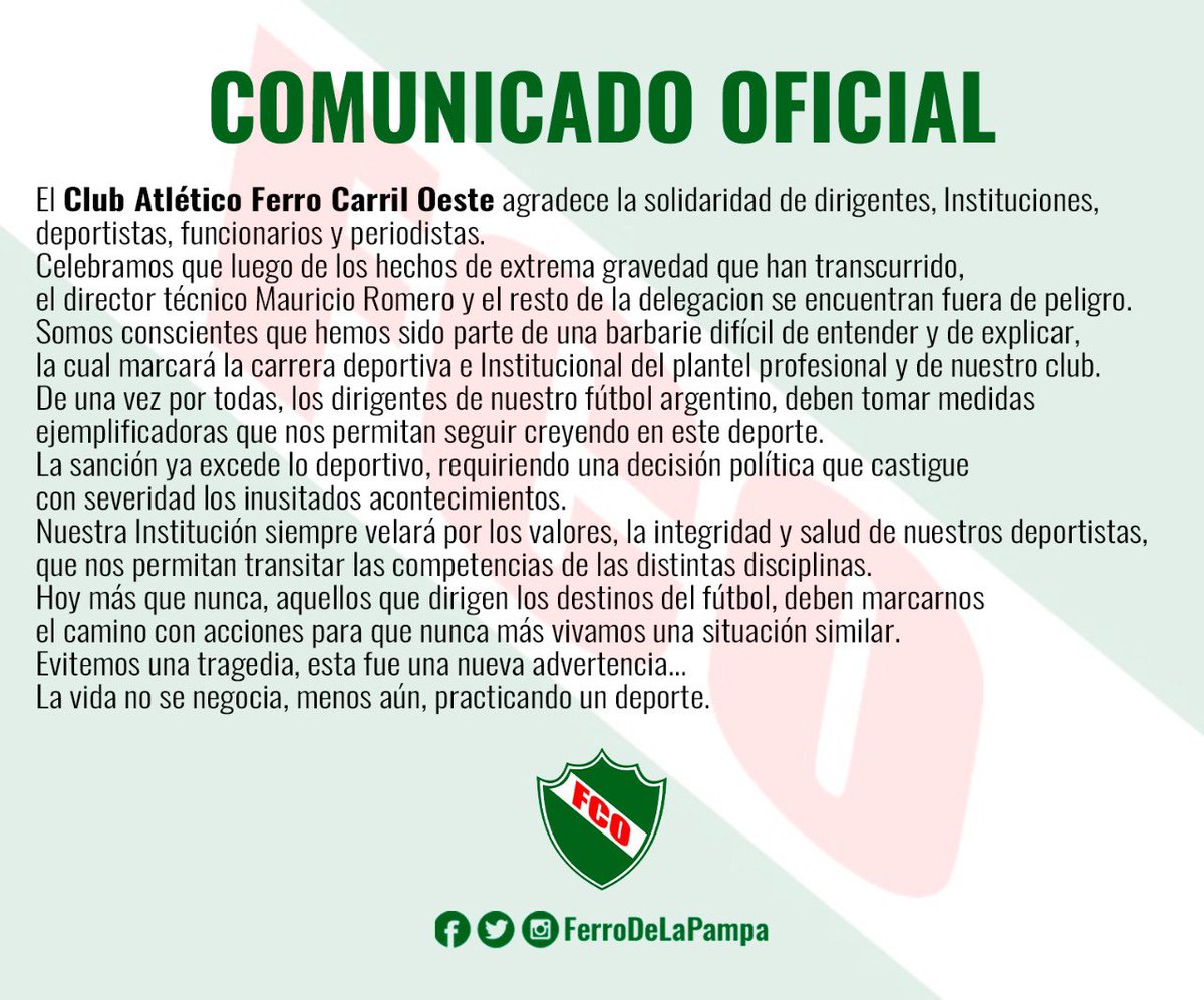 Ferro Carril Oeste (@FerroDeLaPampa) / X