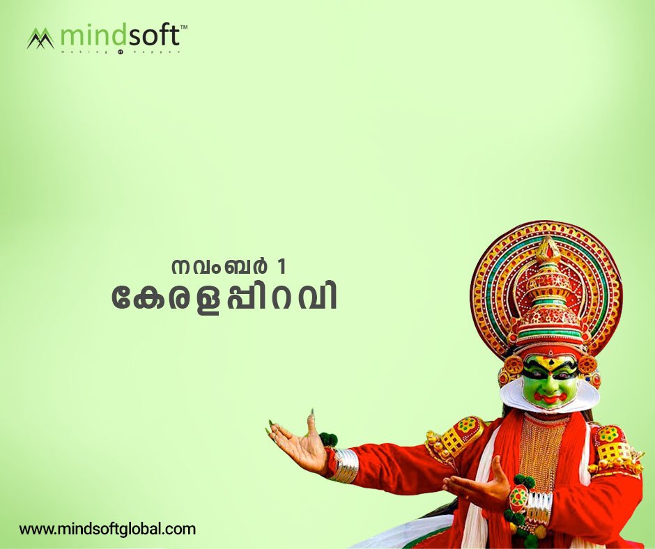 MindsoftGlobal's tweet photo. Happy Kerala Formation Day https://t.co/3fwk3jOX6S