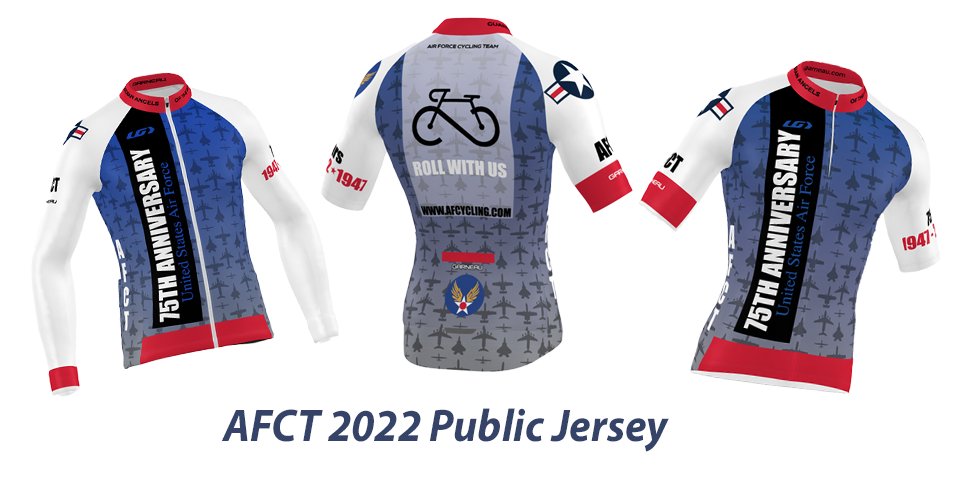Back by popular demand we are offering a public Air Force Cycling Team kit for 2022. Purchasing window is open Nov. 1 thru Dec. 15, 2021. To get yours visit our web store at lgpickpayride.com/AirForcePublic…. Don’t forget to tell your friends and family about it!