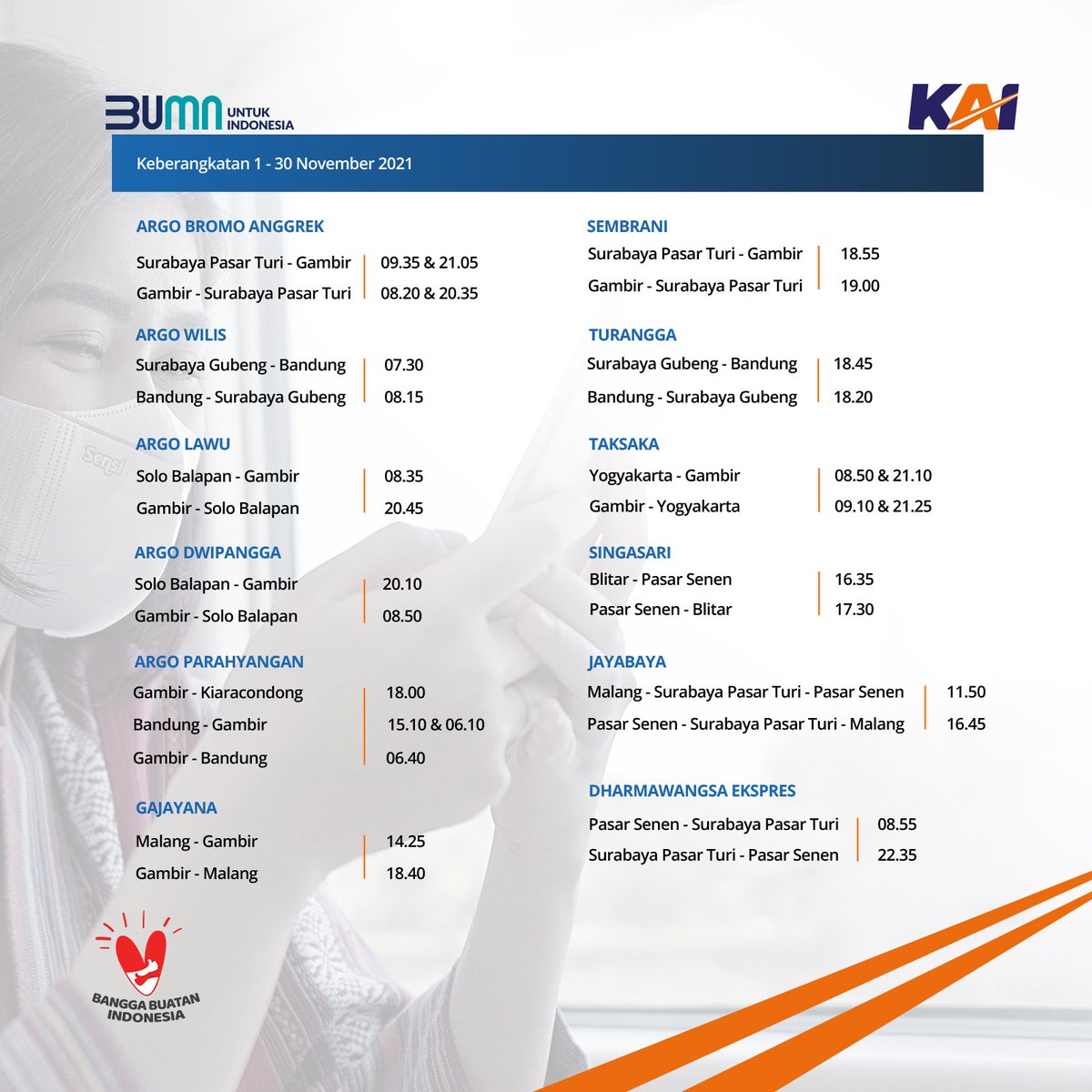 Kereta Api Indonesia on Twitter "Masa berlaku hasil negatif RTPCR 3×24 jam, rapid antigen