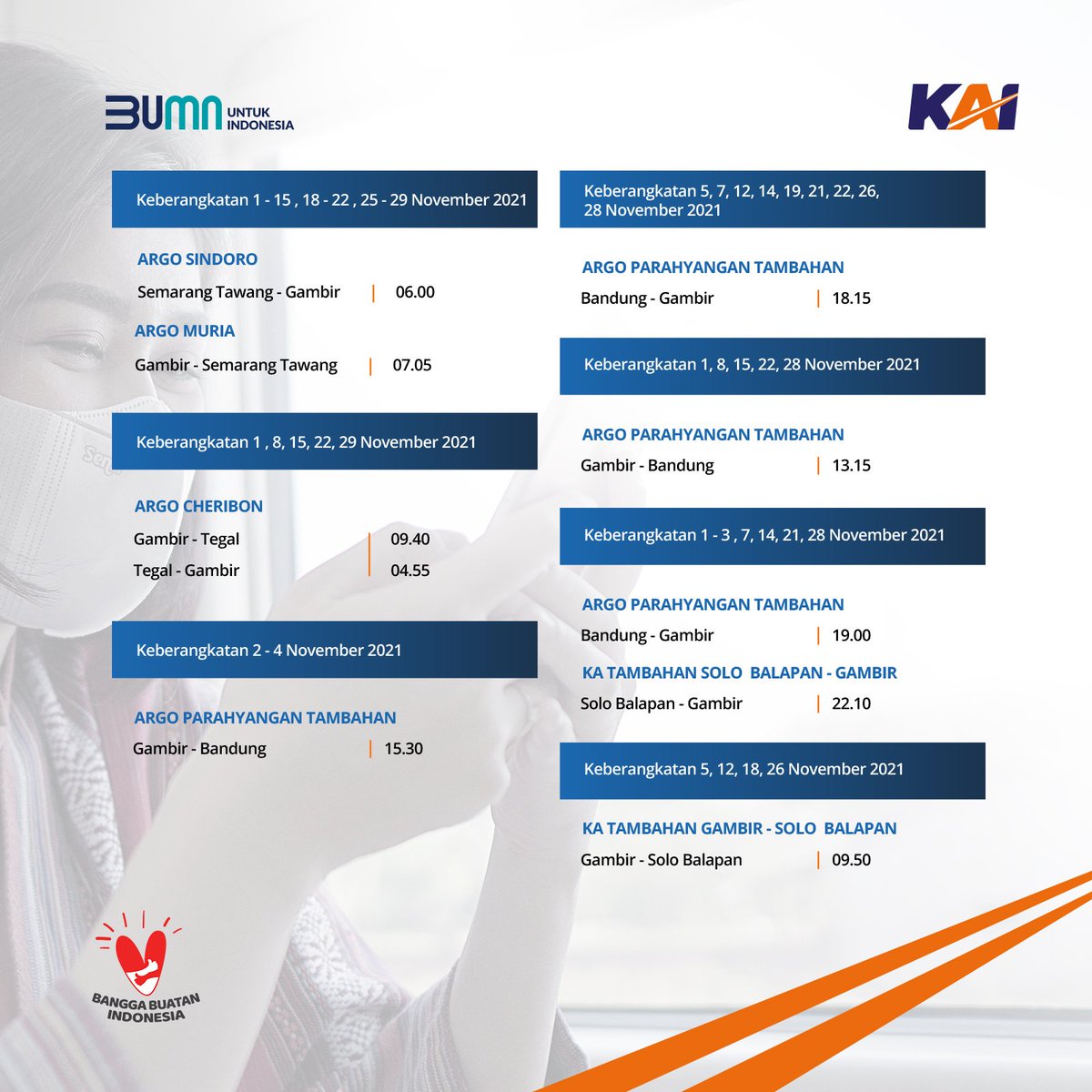 Kereta Api Indonesia on Twitter "Masa berlaku hasil negatif RTPCR 3×24 jam, rapid antigen