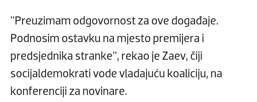#KakvaEOvaaSituacija Covjek koji daje ostavku kad izgubi izbore, ali ne i kad potpise Sporazum o prijateljstvu s Bugarskom, Prespanski dogovor ili kad prekrsi Ohridski dogovor, koalirajuci sa Tiranskom platformom.  Ropotarnica povijesti mu je sudbina. Najmanje 4 godine prekasno.