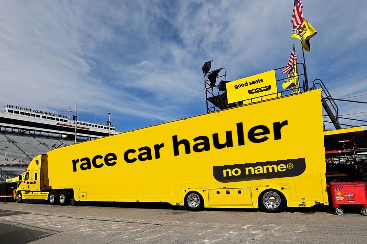 The <a href="/nonamebrands/">no name</a> race car hauler for the no name race car team 😏