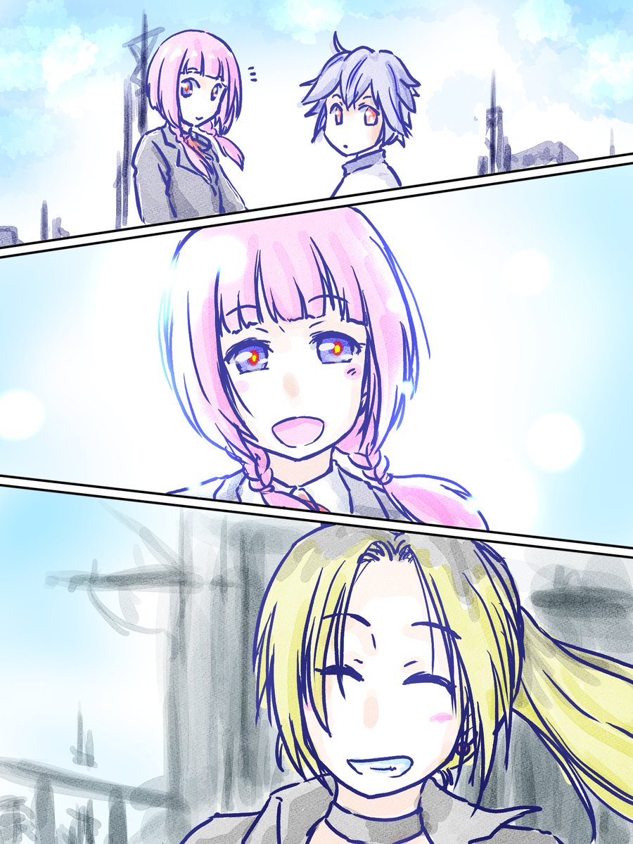 #今月描いた絵を晒そう 

④神椿市編その②

βテスの際、アバター代わりに生み出した『笙乃レミ』を代理として神椿に滞在した彼女のレポート『神椿市滞在日記』というのをやってました

VWPでないから嫌がられるかなと思ってましたが楽しんでくださってる方もいてよかった 