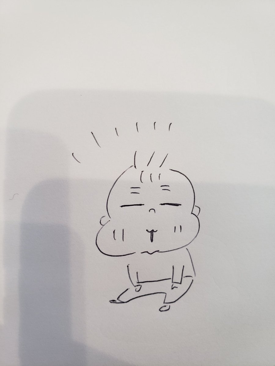 なにも考えずに描いたあっくん👶 