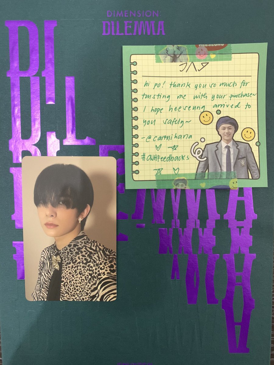 sahiiicart_'s tweet photo. 💌 ꒰ #AMails | #CNHFeedbacks ꒱
— heeseung arrived safely~ thank you so much for packing hee safely and for the very smooth transaction @cartnihana 🤍 https://t.co/wR9P1xTaLw
