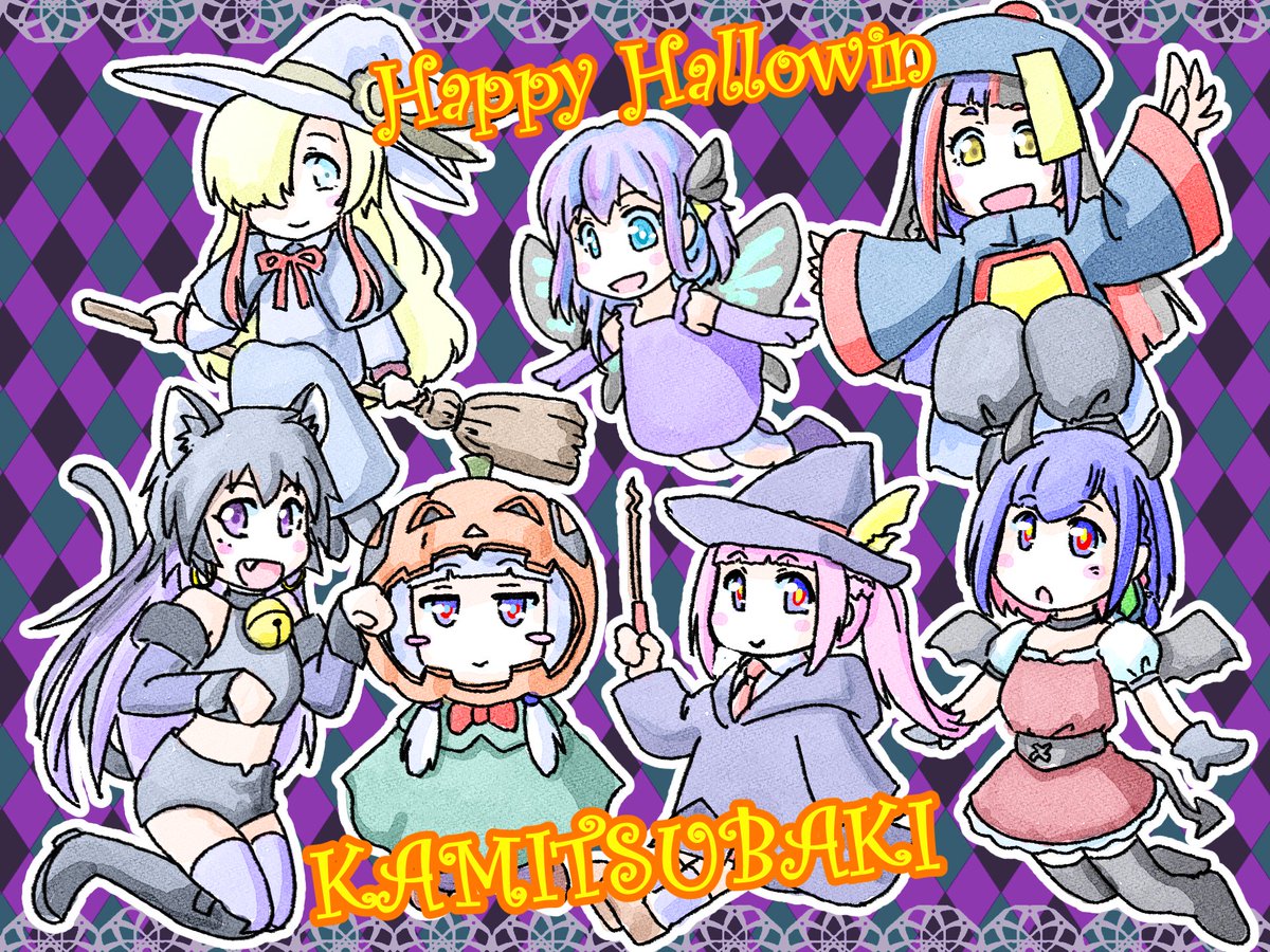 #今月描いた絵を晒そう 

⑤ゆるまじょ編

マヴラブっつーのがありながら、神椿市もあり3枚しか描けてませんが、ハロウィンはかけましたよ(?) 