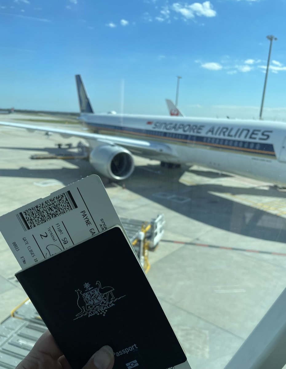 gk_payne's tweet photo. Still can’t quite believe this is happening - brb Melbourne! 🥲 #CovidVic #bordersopen #internationaltravel https://t.co/FY0KhVY7Ol