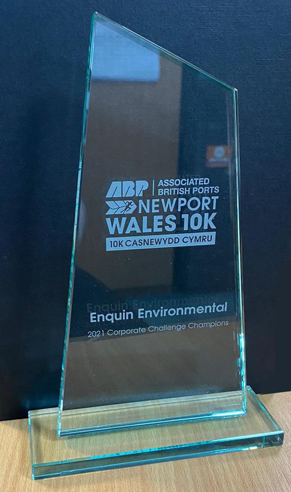 Enquin1's tweet photo. We have our trophy.
You may have heard that Enquin won the ABP Newport Wales 10k Team Challenge. An amazing effort by all our runners, raising over £1000 for Kicking Off Against Cancer.
https://t.co/LLt300umwX https://t.co/lbNj5L34RD