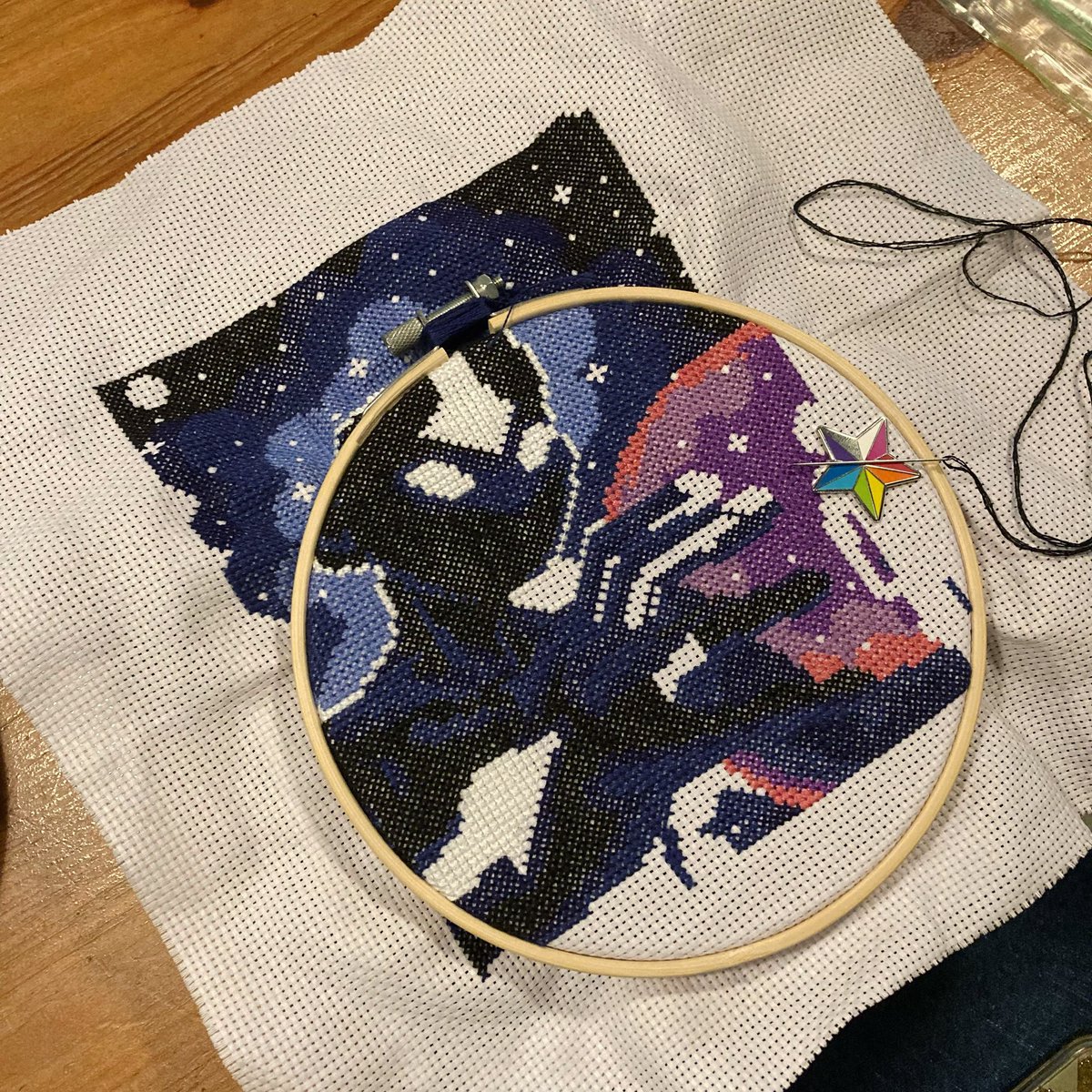 mcr_sewsocial's tweet photo. Itโs so good to see some makers return with projects to our socials so we can see work progress. Phoenix has made such a great job on this cross stitch. Itโs come on so much since last time!
.
.
#mcrsewsocial #crosstitch #manchestermakers #manchestermeetup #manchesterlife https://t.co/SpvBiDNpwn