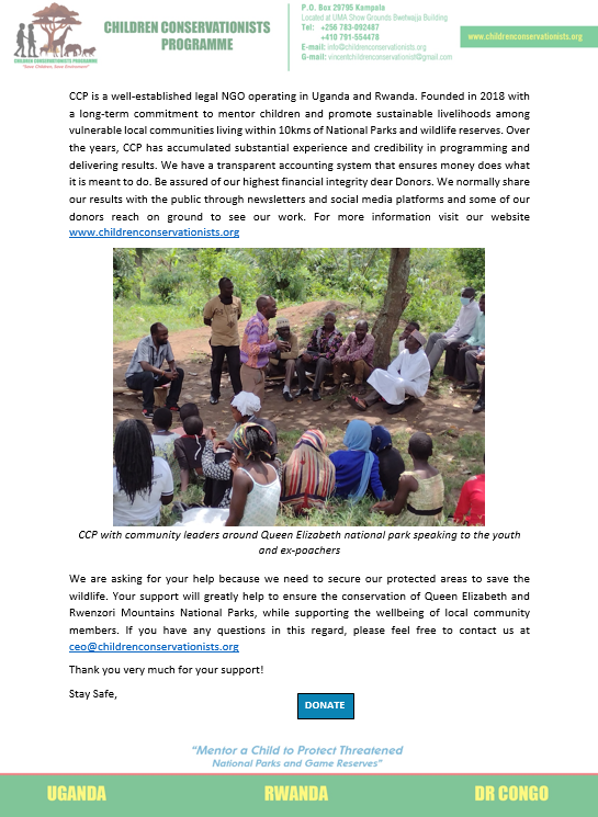 Childrenconser1's tweet photo. Saving Wildlife in COVID-19 times
Any amount of donation will make a difference! To Donate please use this link.https://t.co/4PNRV9UrSs https://t.co/zZIrCUzkb7