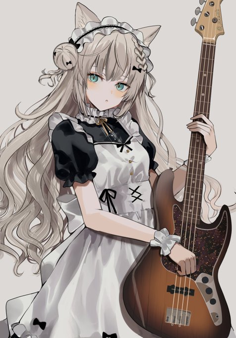 「女の子 ギター」のTwitter画像/イラスト(人気順)