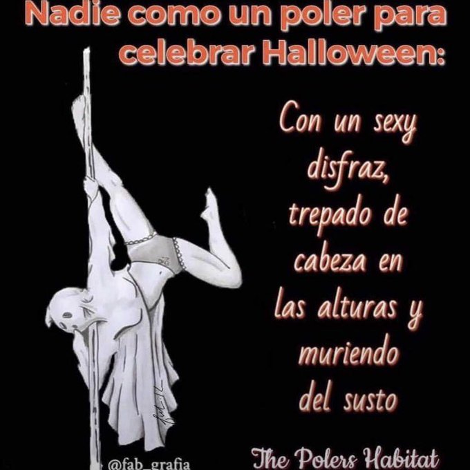 S&iacute; soy 😍 #HalloweenPolero #PoleGirl https://t.co/77xWX7iQ9i<a href="/tag/halloweenpolero"class="tags">#HalloweenPolero</a><a href="/tag/polegirl"class="tags">#PoleGirl</a>