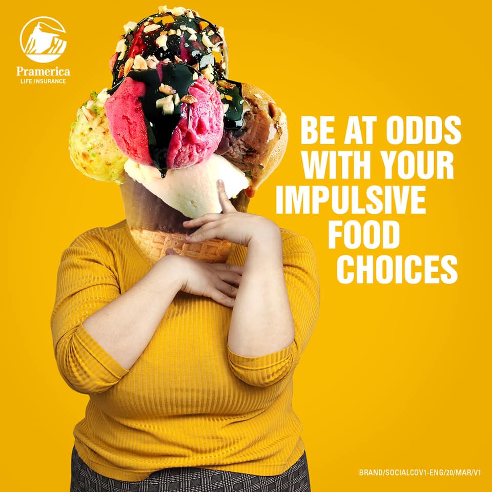 PramericaLife's tweet photo. Stay away from temporary delights. 
Eat healthy to build your immunity. 

#EatHealthy #StayFit #AwarenessIsProtection #HumVsCorona #PramericaLifeInsurance https://t.co/Li8OtS5zwo