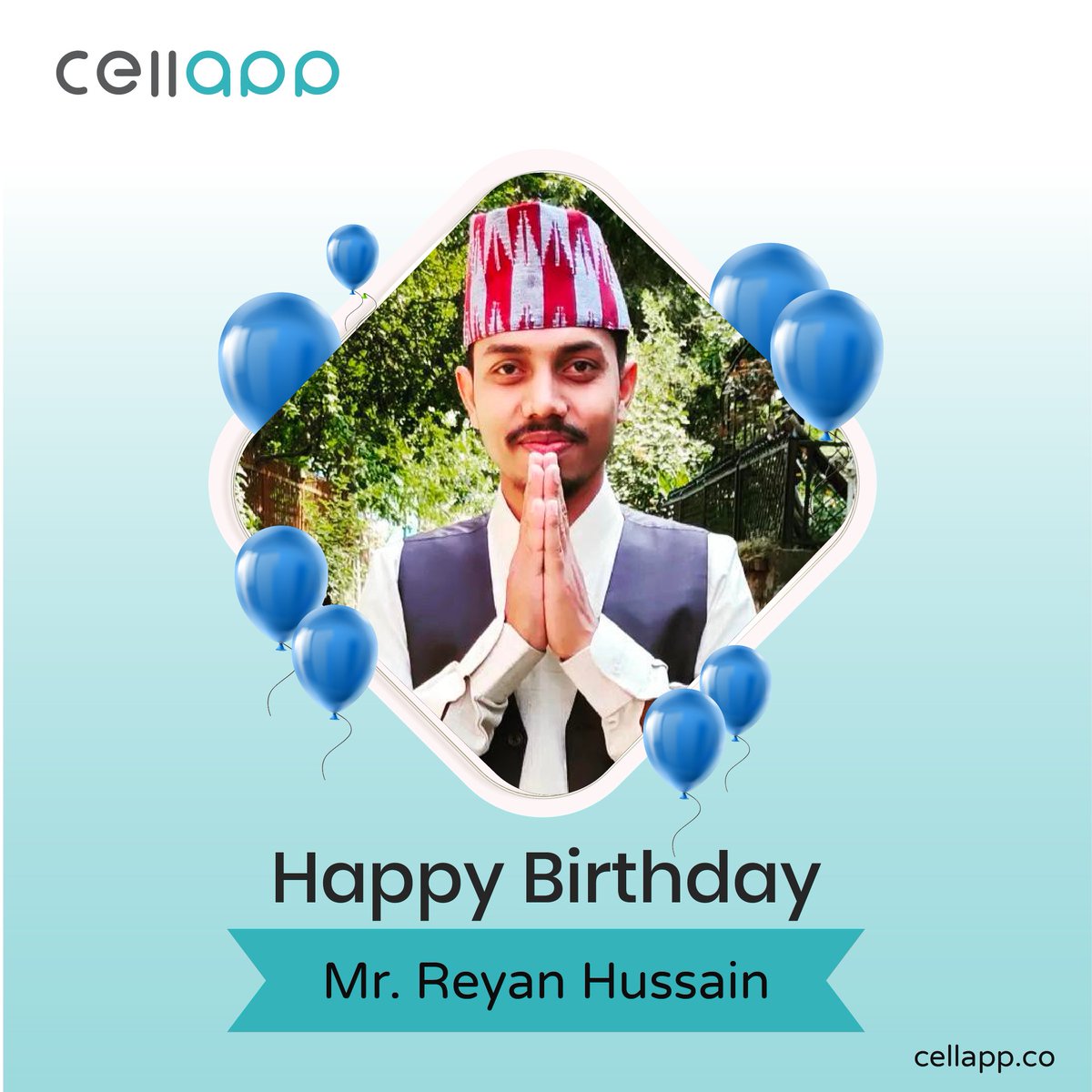 apps2impact's tweet photo. Happy birthday to our HR and Finance Lead 𝐌𝐫. 𝐑𝐞𝐲𝐚𝐧 𝐇𝐮𝐬𝐬𝐚𝐢𝐧.🎂
We wish him good health, prosperity, and success in the years to come.🎉

#cellapp #app2impact #incubation #impact #Data #birthday #happybirthday #HR #FinanceLead https://t.co/RpMuLUTH8X