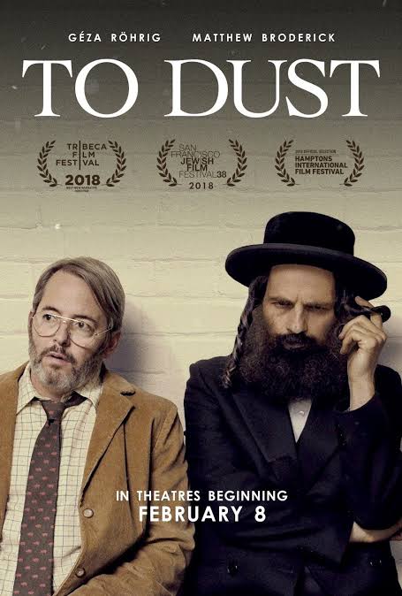 CinemaRareIN's tweet photo. A widowed Hasidic cantor and a biology professor form a clandestine partnership and embark on an increasingly literal journey into the underworld.

#ToDust (2019) by #ShawnSnyder, feat. #GézaRöhrig and #MatthewBroderick, now streaming on @NetflixIndia. https://t.co/UzdsVwv4uh