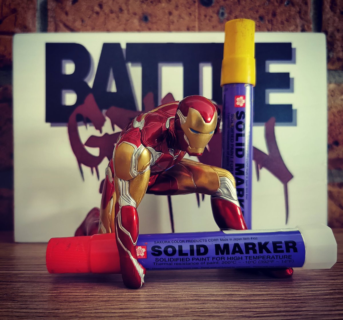 Doel_Battlegear's tweet photo. #battlegear #battlegearphotography #thebrandbattlegear #battlegearthebrand #ironman #marvel #solidmarker #sakura #sakurasolid #sakurasolidmarker #madeinjapan #photobydoel https://t.co/FyQl8eROGX
