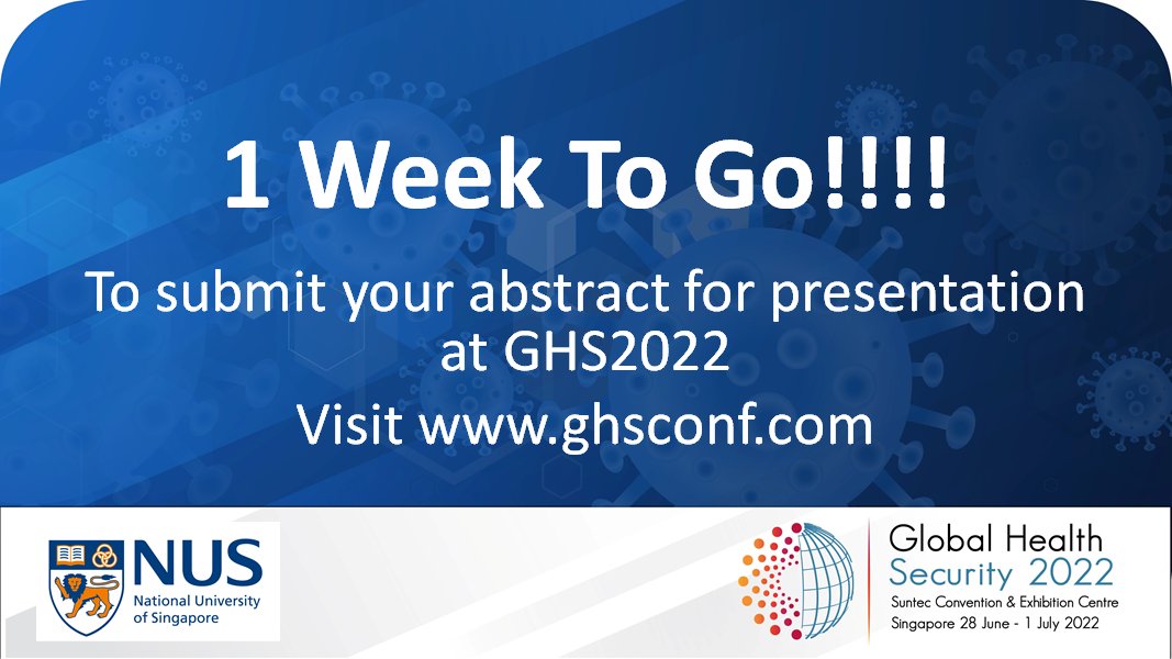 GHS_conf's tweet photo. 7 days &amp; counting till #GHS2022 call for abstracts deadline! Now is your chance to submit to be a part of the @GHS_conf program!
We also have a limited number of travel bursaries available, make sure you submit your abstract to be eligible to apply!
#GHS2022 #7daystogo #SubmitNow https://t.co/igp26looBc