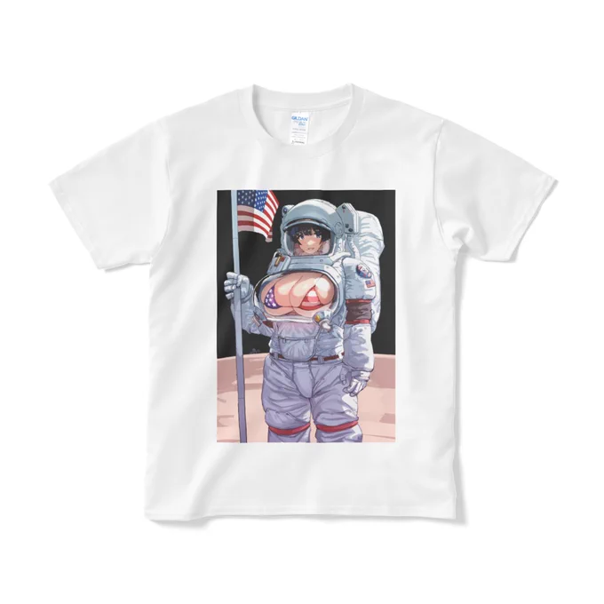宇宙飛行士Tシャツ | suimitutoukoubou https://t.co/KDjBQtSHRH #booth_pm 
一回pixivファクトリーでグッズ作ってみたかったので作ってみた 