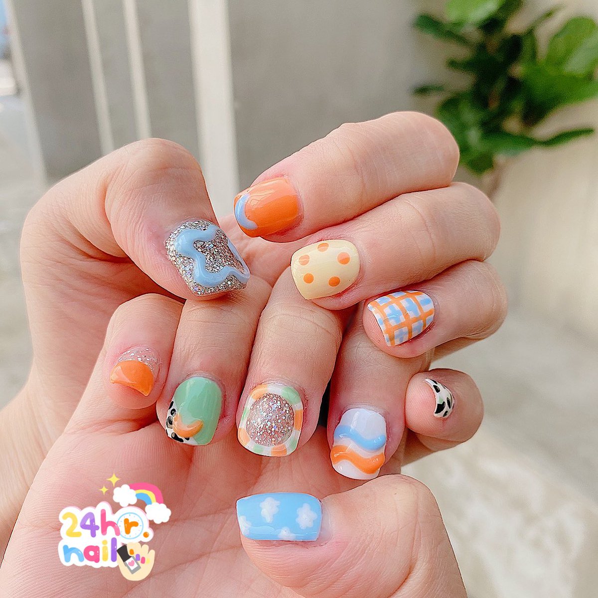 24hrnails's tweet photo. IG:24hr.nail🤍✨ ลายนี้ทำเล็บจริง299.-บาทเท่านั้น พิกัดเพชรเกษม110นะคะ ใครอยู่แถวเพชรเกษมต้องจัดแล้วทาสีเจลเริ่มต้น100.-บาท สำรองคิวได้ที่ LINE:@780ogvvn #ทำเล็บเพชรเกษม #เพชรเกษม #เล็บ #ร้านเล็บ #nailart #nail #ร้าน่ารัก https://t.co/gH7Gu47cGJ