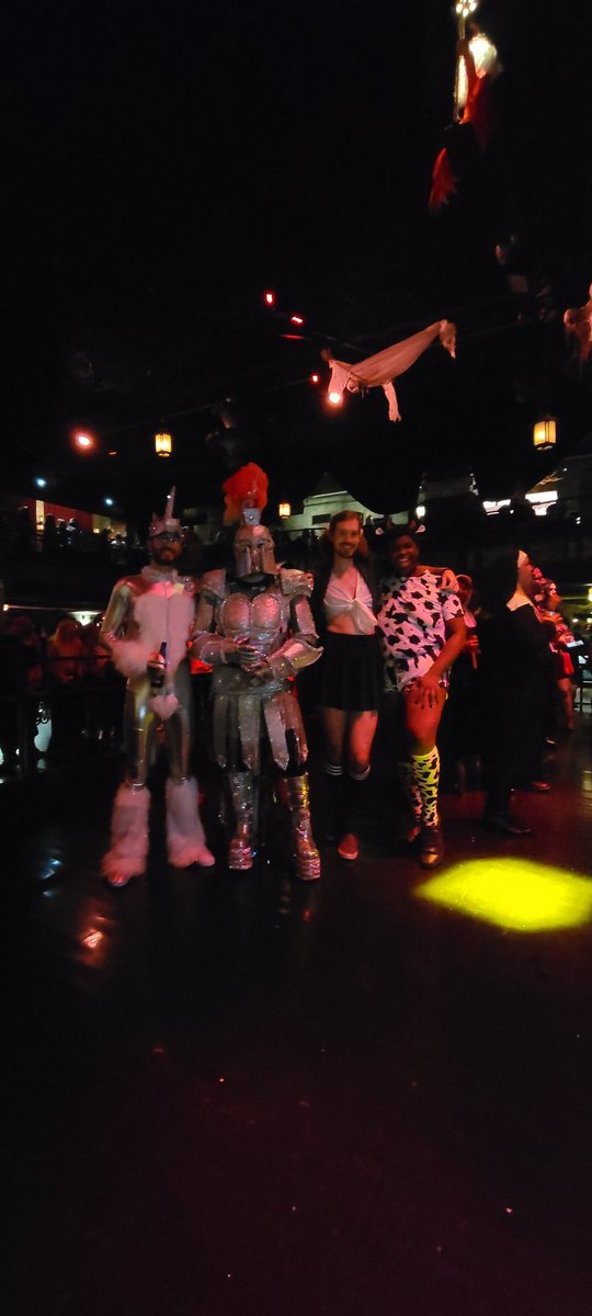 COMBATnRAINBOWS's tweet photo. What a night at the @bouletbrothers #dragathon Halloween show! Loved seeing @katya_zamo @xoSonique @fenabarbitall @thatonequeen @QueenJadeJolie @SaintTheCreator @ShamPayne8
Big thanks to @V_Exclamation for entering us in the costume contest! https://t.co/2GVL3VLFZA
