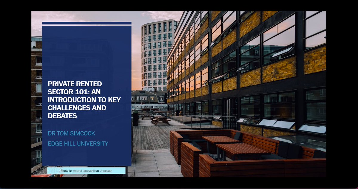 CraigTweeted's tweet photo. Delighted to welcome @tomjsimcock @edgehill, secretary of @HSA_UK & chair of @RentingEvidence to give a guest lecture on key issues in the #PRS for our #HsgContexts @UofGHsgStudies @UofGUrbStudies students this morning #PrivateRenting #ShortTermRenting #RentControl https://t.co/qUHoMtK3bT