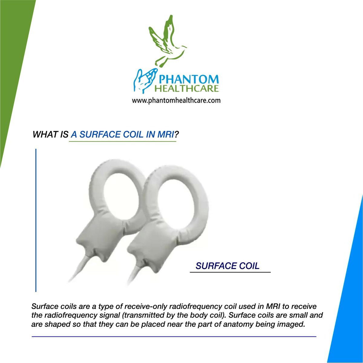 Phantomhealthc's tweet photo. WHAT IS A SURFACE COIL IN MRI?
#MRI #CT #MRIScan #CTScan #MedicalImaging #MRIMachines #DiagnosticImaging #Imaging #radiology #radiography #radioimaging #ComputedTomography #MagneticResonanceImaging
#phantomhealthcare #phantom #medicaldevices #medicalscan #medicalscans #medical https://t.co/B3Xf6AW1hL