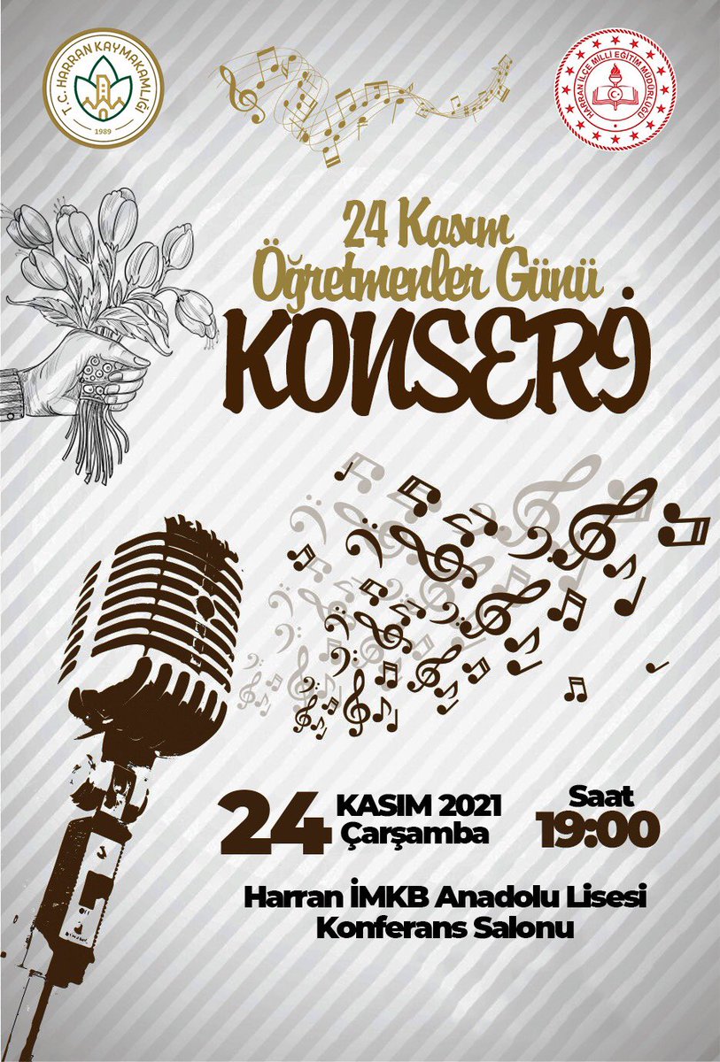 alioglu_sabri's tweet photo. Her sene olduğu gibi, öğretmenlerimizin bu özel gününde en özel progmamızla yanlarındayız🎊🎶🎻İlçemiz müzik öğretmenlerinin katkısıyla hazırlanan bu eşsiz konsere tüm öğretmenlerimizi bekliyoruz.📣#24KasımÖğretmenlerGünüKonseri
@MemHarran https://t.co/kUqrZ3Cs8m