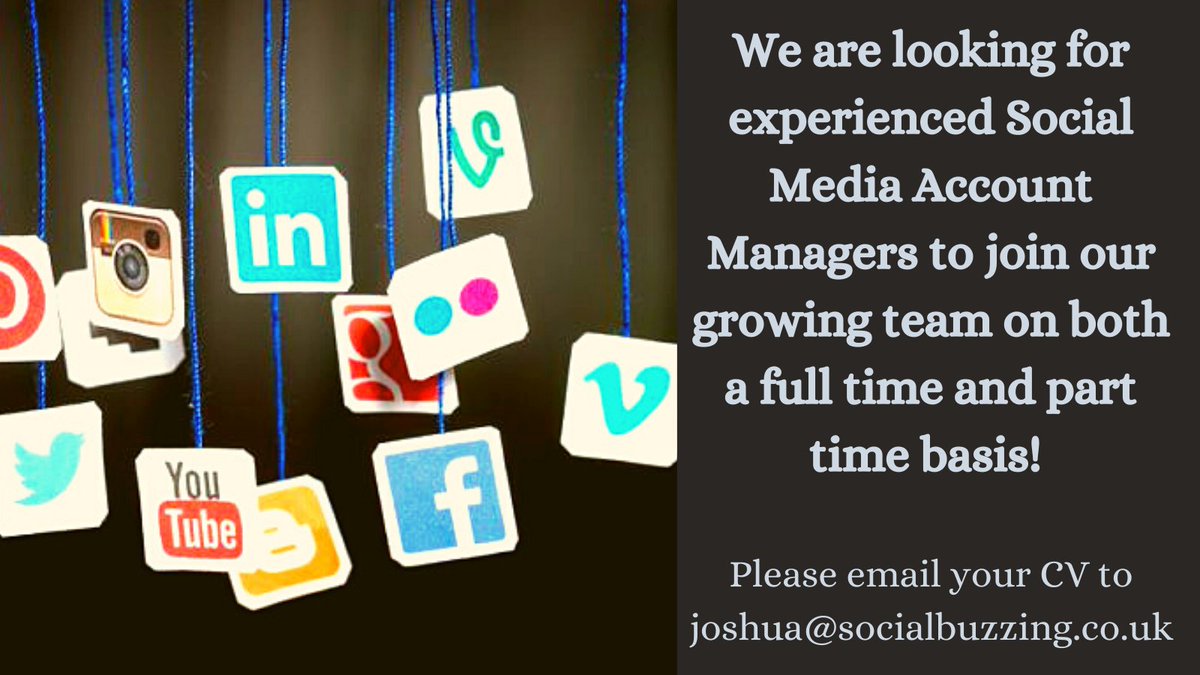 socialbuzzinguk's tweet photo. We offer flexible working hours as well as a good salary. The salary is paid to you monthly and is based on the number of clients you manage. 
.
#socialmedia #LondonJobs #Jobs #DigitalMarketing #Socialcommunications #communications #communicationsjob #marketing #UKjobs https://t.co/3bgx5sa4A2