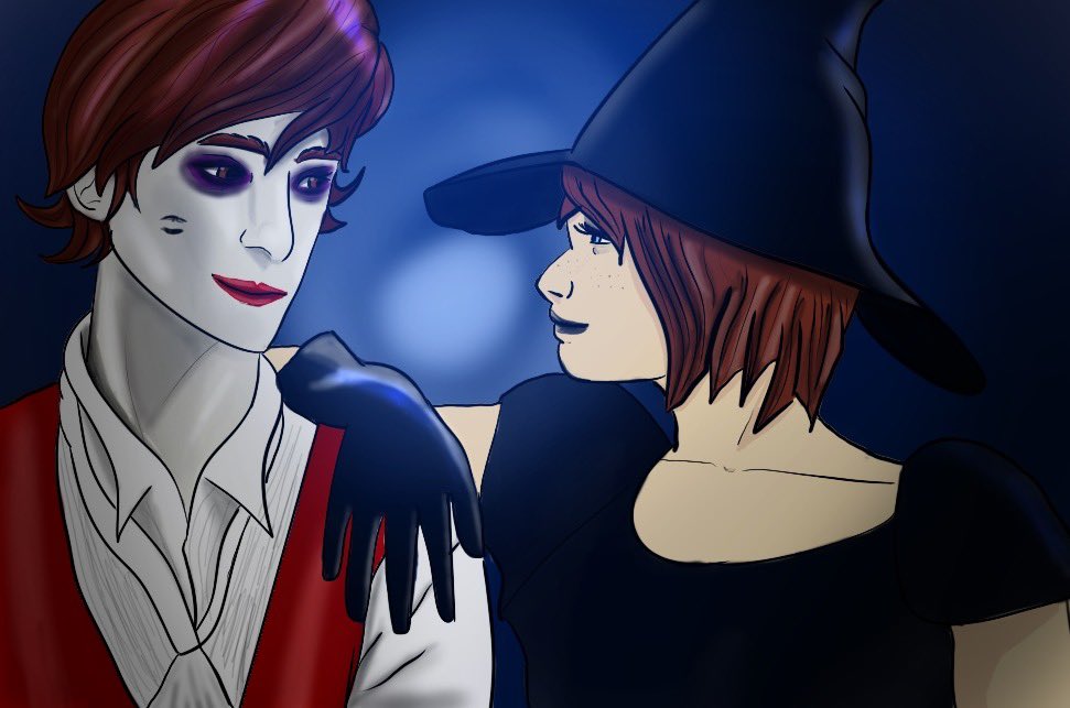 peterdewitt17's tweet photo. Happy Halloween, everyone. Grahamfield Halloween #grahamfield #lifeisstrangefanart #lifeisstrange #halloween2021 #fanart #romance #Warrengraham #maxcaulfield #marren #maxxwarren #shippingotp #art #artwork #myart #drawing #sketch #sketch #myartwork #myartstyle #digitalart #cosplay https://t.co/62niPJRFPc
