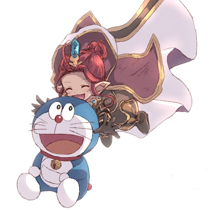 ・▽・)っ ドラえもんコラボおめでとうございます!#グラブルファンアート