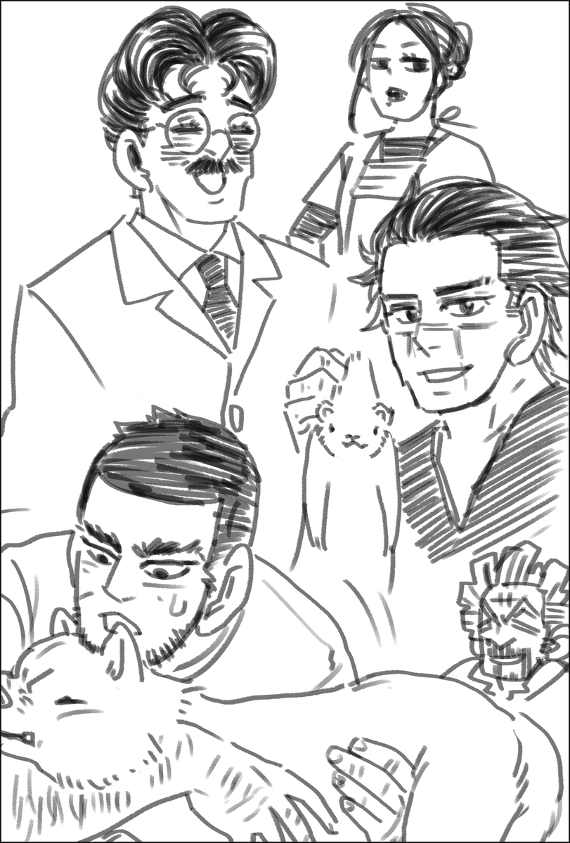 現パロ。じゅういさんが似合うのは誰だろうの落書き。 
