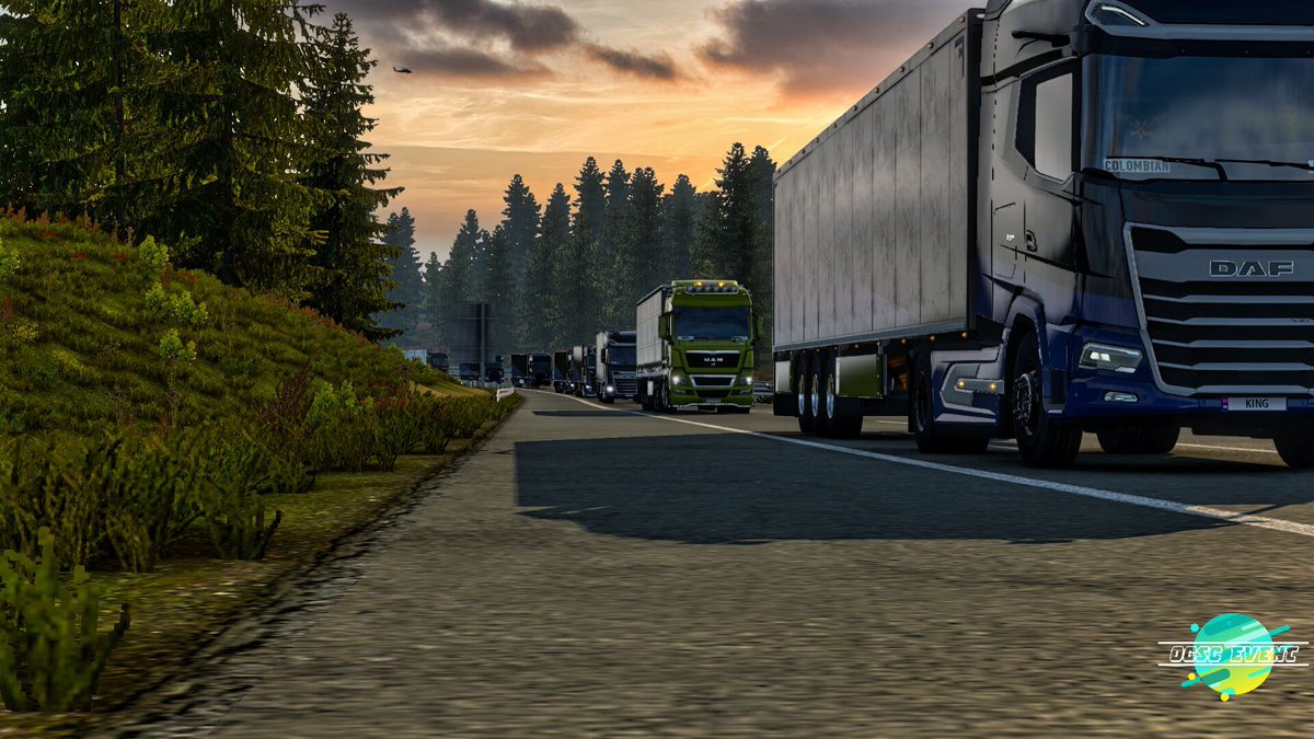 OCSC_Officiel's tweet photo. Thank you to all VTCs and drivers that joined @colombiavtc yesterday! 

#ets2 @TruckersMP @SCSsoftware #supervisedbyocsc https://t.co/N0Y9GvQY5y