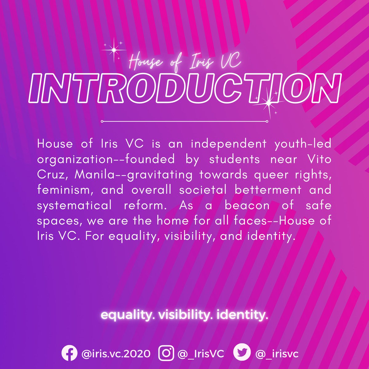 _IrisVC's tweet photo. #HouseOfIrisVC
#ForEqualityVisibilityIdentity https://t.co/degmFGrKn3
