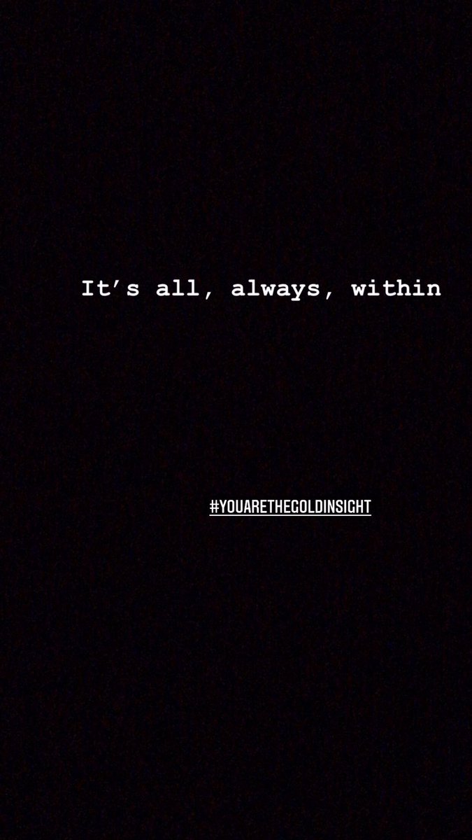 #youarethegoldinsight