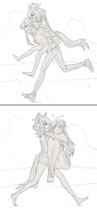 半分が優しさで出来ているタキモル♀1枚絵(落書き含む) 