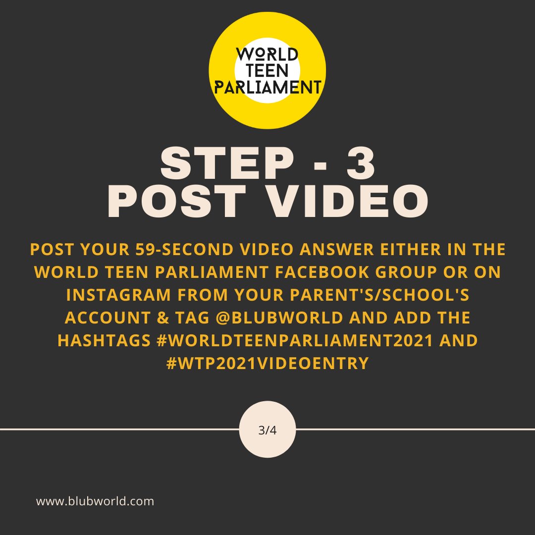 BlubWorld's tweet photo. Steps to participate in WTP.
To know more details, click the link in bio.
.
.
.
.
#blubworld #impactonteens #WTP #worldteenparliament #teenagerslife #teenagerlife #teenagerpost #educationinnovation #followforfollowback
#teenfashion #teenmagazine #kindnessmatters #teenparliamen https://t.co/hoE5LX3bW8