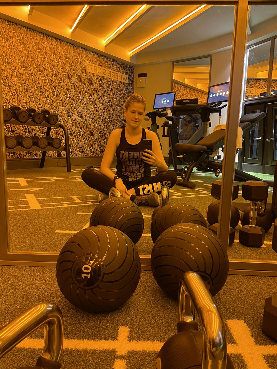 GWCBxl's tweet photo. Meet our team! A week in the life of @SabinaCiofu always starts with exercise. Here she is in Madrid just before hitting that bike for a little boost of morning energy. How do you start your Mondays? #aweekinthelifeof https://t.co/08aA7fEr0o