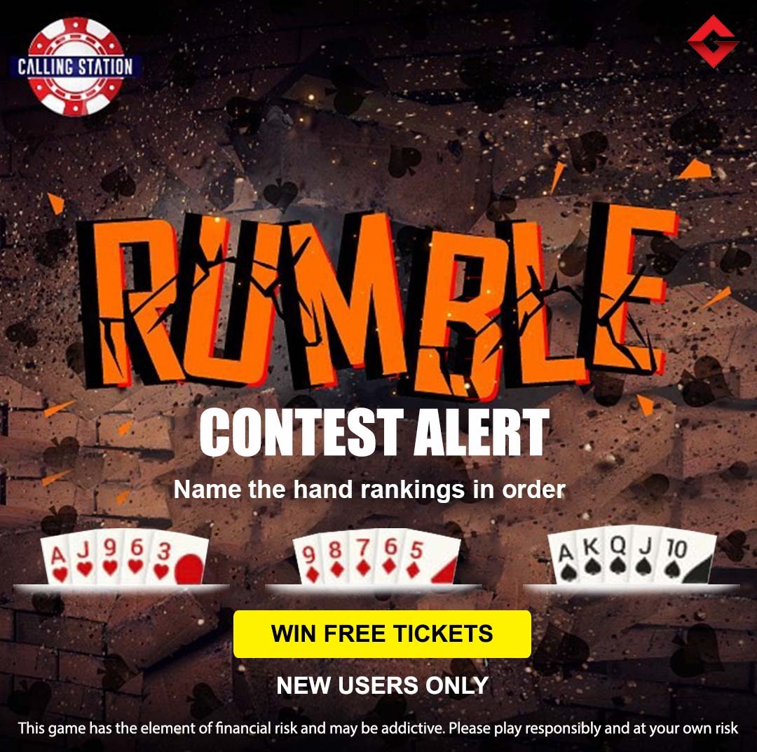 GutshotMagazine's tweet photo. #GIVEAWAYALERT
4 tickets to ₹385 entry #CallingStation Rumble 40K GTD on 4 Nov @ 6PM
1. Sign Up Here: https://t.co/VJMPe6VuPA
2. Share your answer
3. Tag 2 Friends
Winners will be picked from across our social media pages & announced on 2 Nov.
#Contest #FREE #Freebies #Poker https://t.co/DE0Ou0qngV