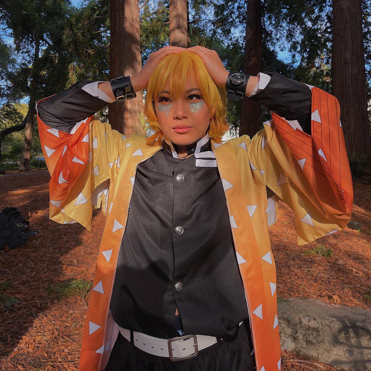 satorulover2021's tweet photo. “CRY ABOUT IT” / ZENITSU I ⚡️ 

tfw you’re hosting your first cosplay panel at your very first convention 
—> @CalAnimageAlpha ANIME DESTINY 2021 IN 7 DAYS 

#halloween2021 #DemonSlayer https://t.co/9hHzhpJuUb
