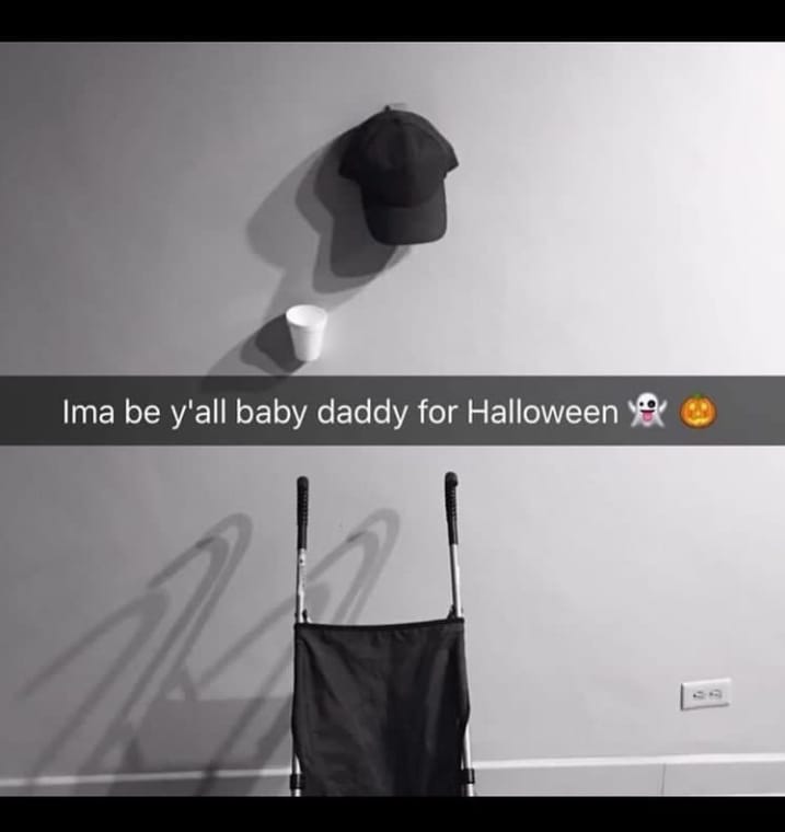 Baby daddy outfit voor Halloween 😆😅🤣😂