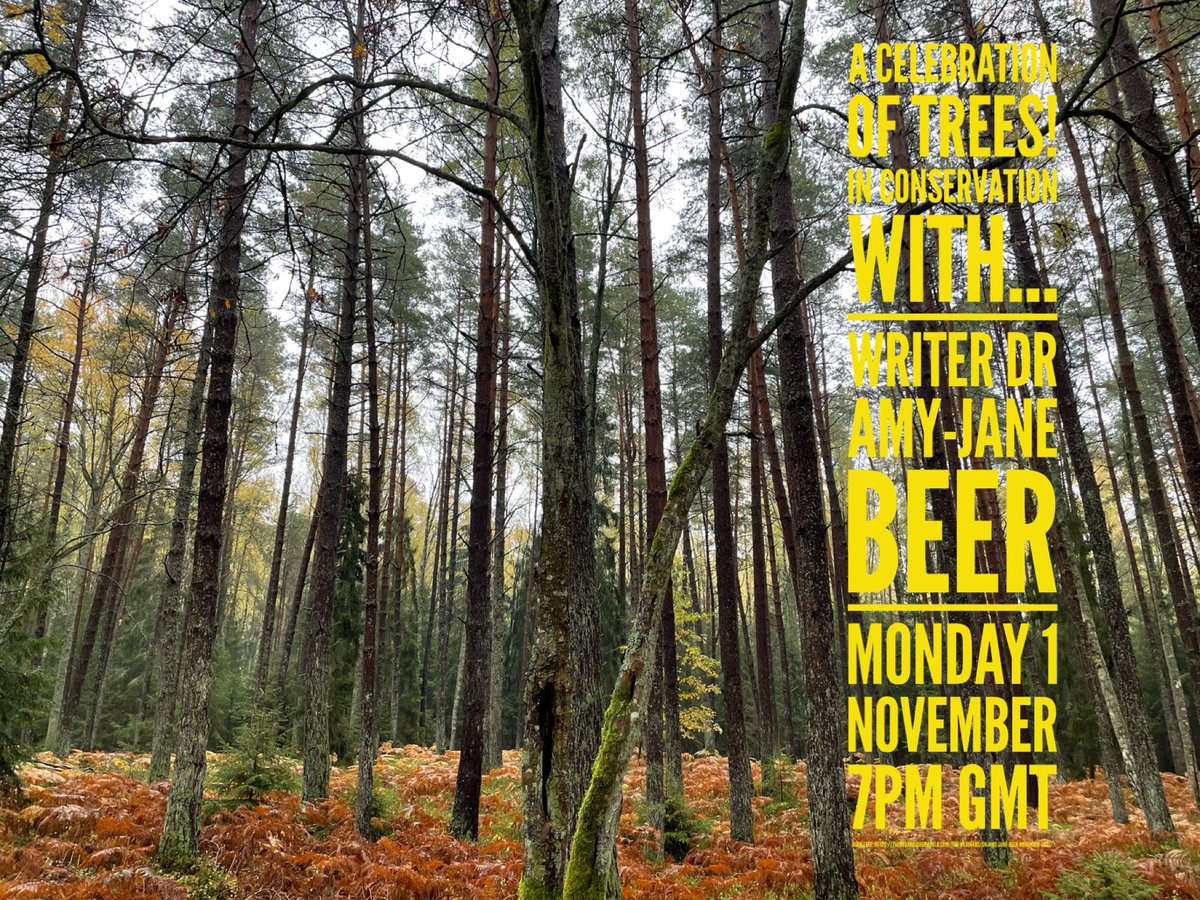 urbanbirder's tweet photo. A celebration of TREES!

Tonight!
 
Monday 1 November 7pm GMT
@InConservation1 with Writer @AmyJaneBeer 

Book FREE: https://t.co/nSmxdUbrTp

Sponsors: @LeicaBirding &amp; @Turismo_DipCC https://t.co/Y74ng4CrZx