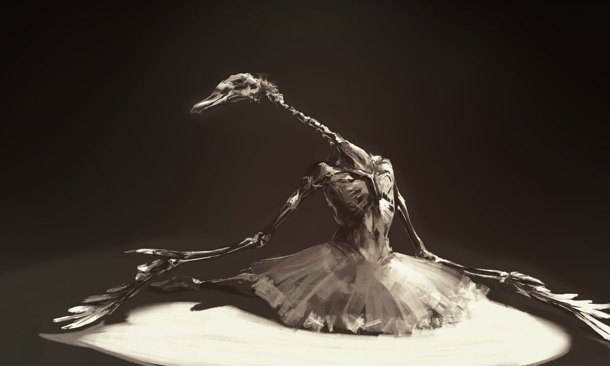 // body horror (?)

new spies player is named Maggot Swan. so I of course envision them as a dancer #blaseball