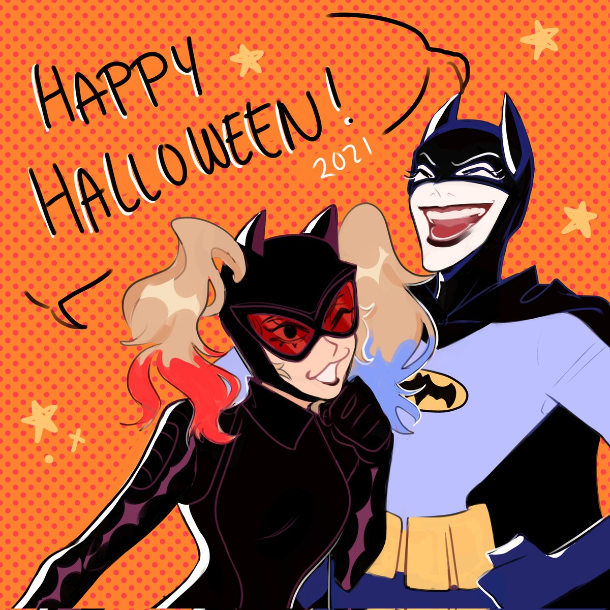 ajokeaboutbats's tweet photo. Only 45 minutes left but Happy Halloween! #Joker #batjokes #jarley https://t.co/O0rHQ5hd5B