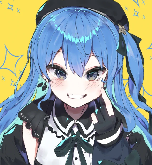 #今月描いた絵を晒そう

💛💙☄️ 