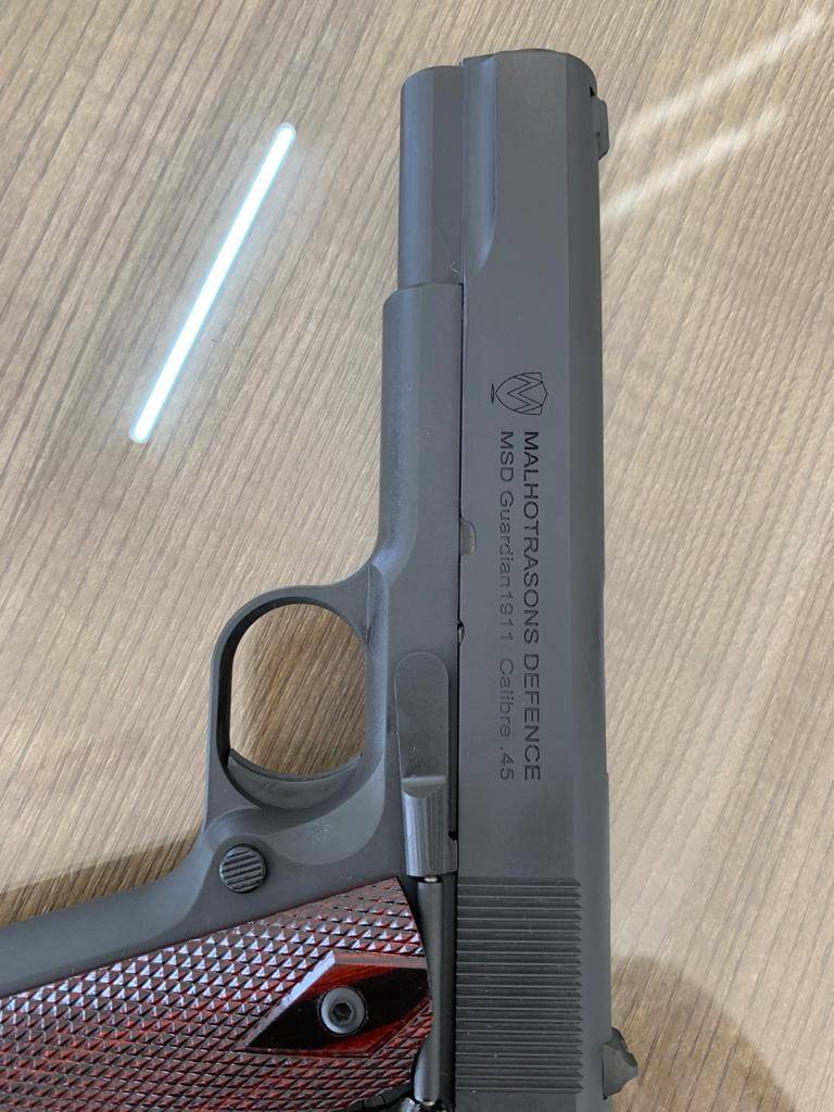 SupratikSaumya's tweet photo. Made in India 1911 for the Civilian market, the Malhotrasons Defence Guardian1911. https://t.co/XlRKEXSc3b