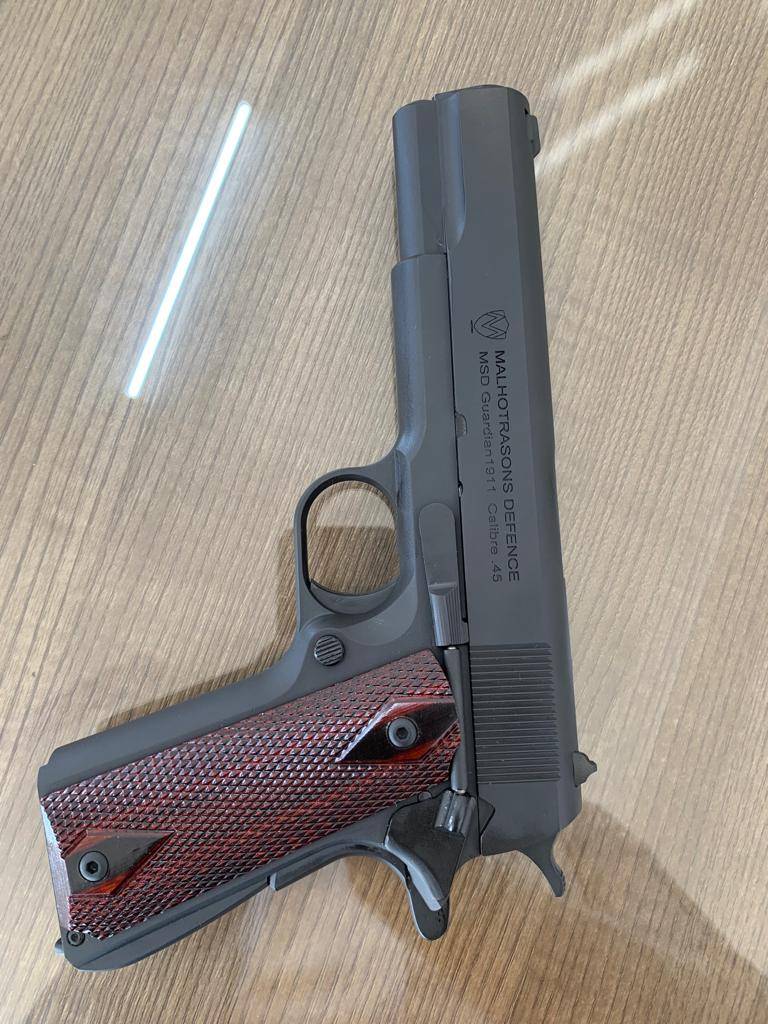 SupratikSaumya's tweet photo. Made in India 1911 for the Civilian market, the Malhotrasons Defence Guardian1911. https://t.co/XlRKEXSc3b