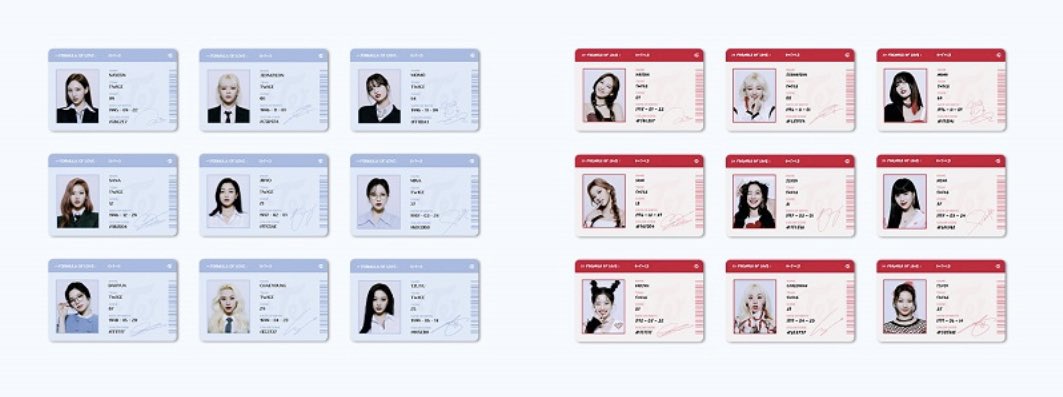 Twice Trans Have You Noticed That The Numbers On The Scientist Id Cards Of Each Member Are Their Assigned Colors Ex Jeongyeon S Card Said C5d97a And That Color Happens To Be