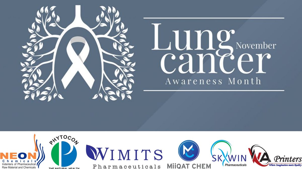 Wimits2's tweet photo. Cancer is the second leading cause of death globally,so,to create awareness regarding this life-threatening disease we observe Lung Cancer Awareness month every year. You beat cancer by how you live, and in the manner in which you live.#Wimitspharmaceuticals #Awareness https://t.co/IIvptv0p75