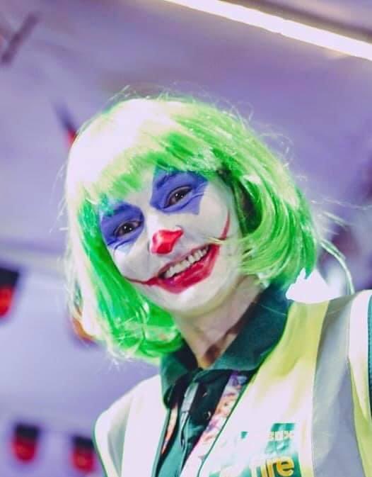 AM_Afterhours's tweet photo. #tbt to Halloween 2019: I A:M The Joker 🤡
#am #amafterhours #halloweenmakeup #halloween #halloweencostume @louisecport @CraigElder20 https://t.co/dxujDonGUE